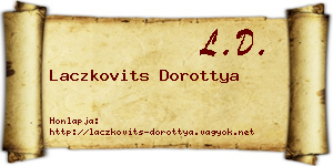 Laczkovits Dorottya névjegykártya